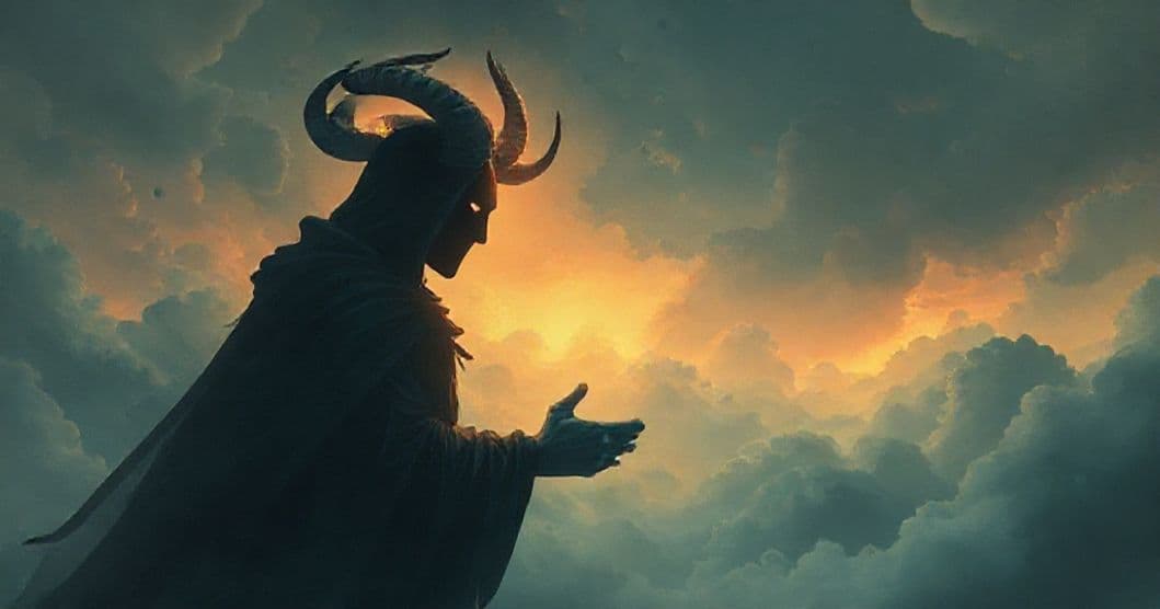 Featured image for Confronting the Shadow: The Horned Figure and Handshake in Dreams