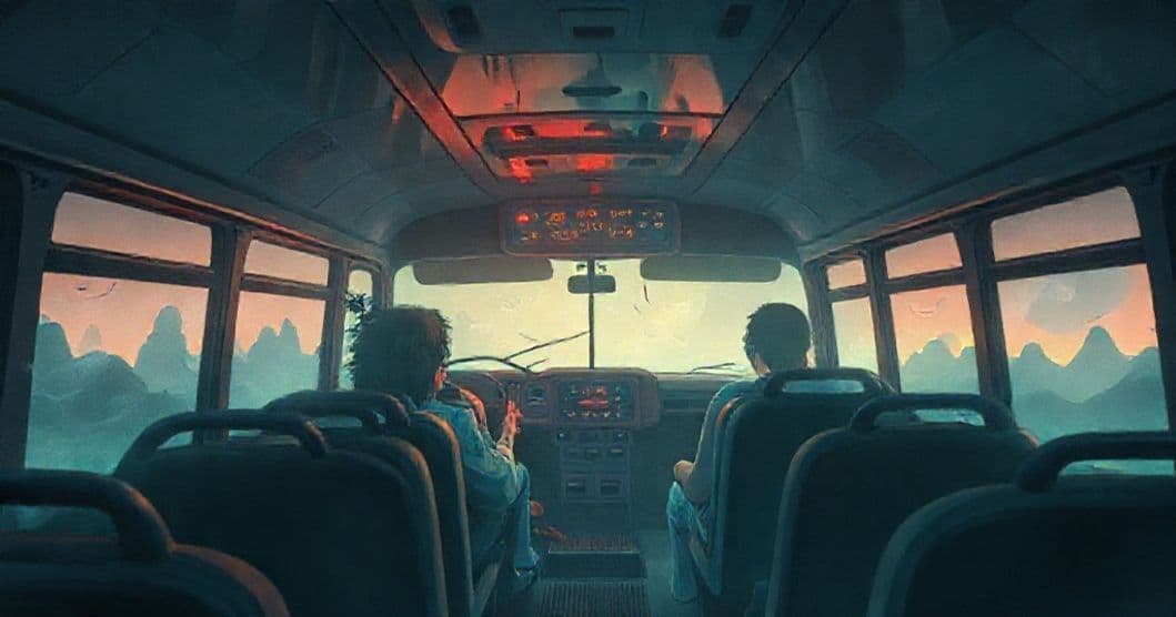 Featured image for Navigating the Uncanny Bus: A Nightmare of Distorted Reality and Emotional Turmoil