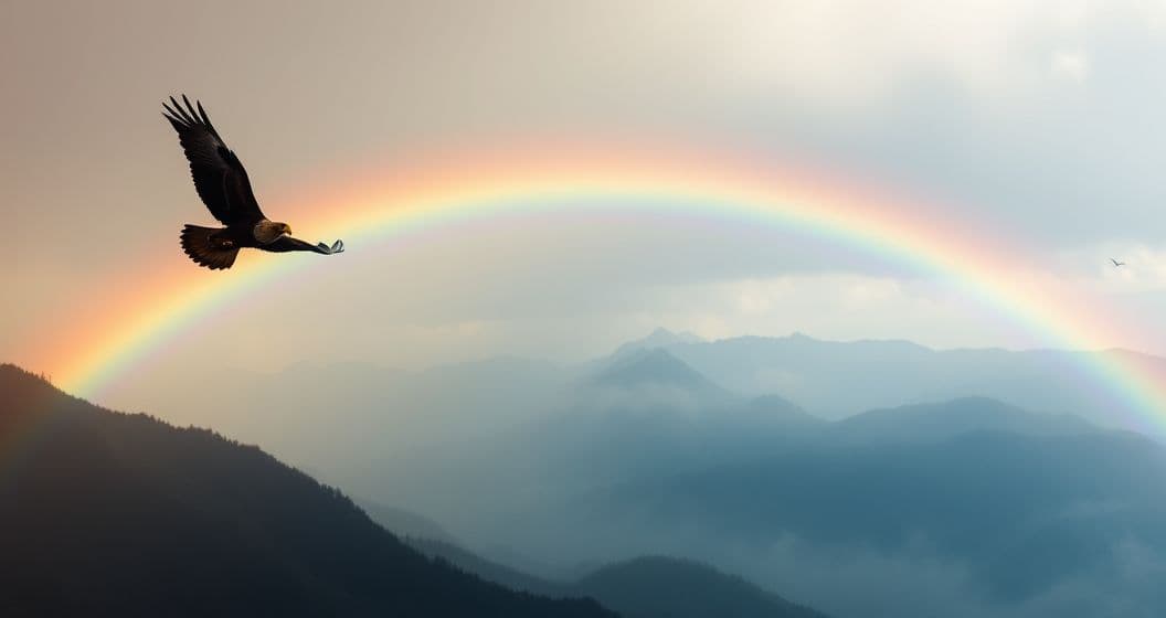Featured image for Hawk, Eagle, Rainbow Dreams: Nature’s Messengers in Your Subconscious
