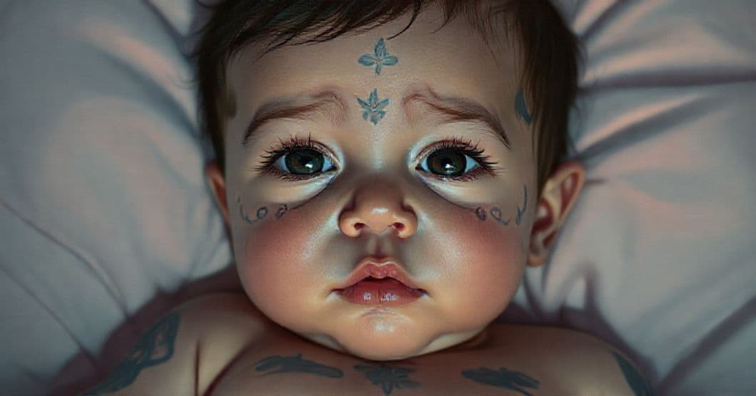 Featured image for The Hollywood Newborn with Face Tattoos: Unpacking Identity, Innocence, and Self-Expression