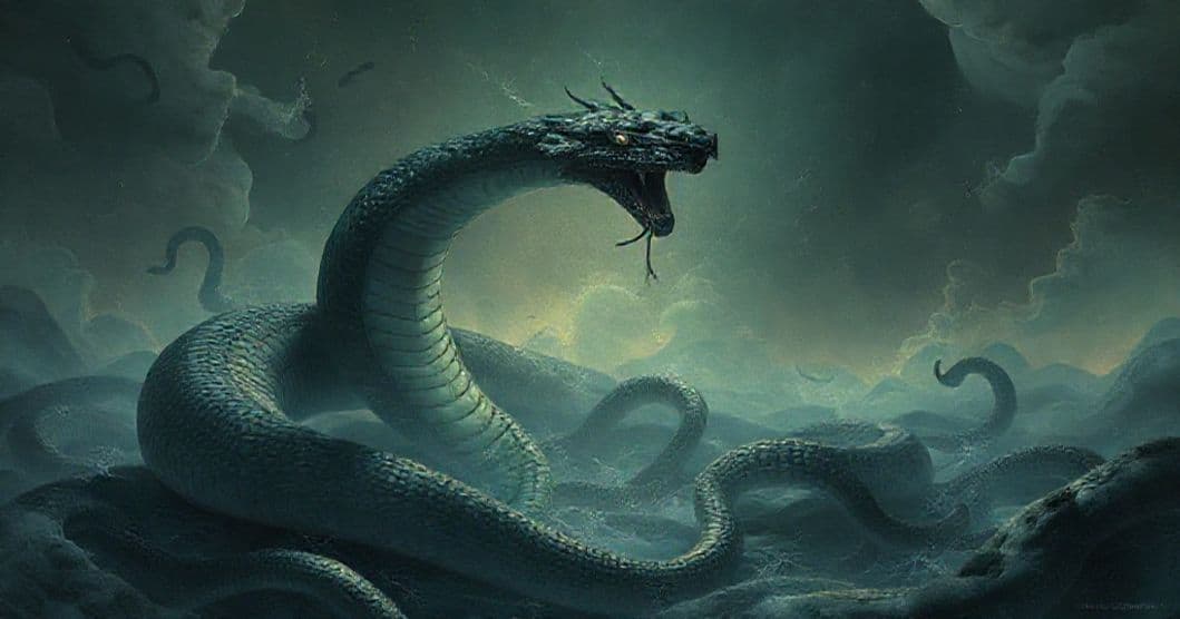 Featured image for Unraveling the Black Serpent’s Message: A Jungian Interpretation of a Dream with Snakes