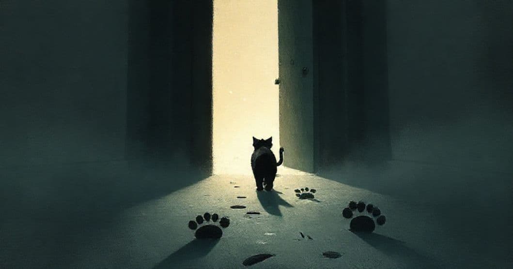 Featured image for The Hidden Path of Black Cats: What Your Dream of Following Footprints Reveals
