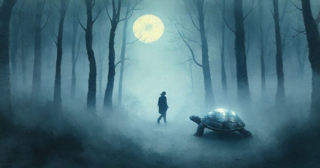 Featured image for Moonlit Turtle Wanderings: Decoding Dreams of Slow Movement and Flickering Guidance