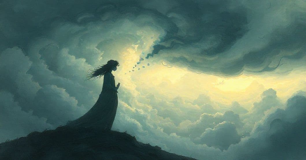 Featured image for The Whispering Storms: Decoding Dreams of Sharing Secrets Beneath Tempests