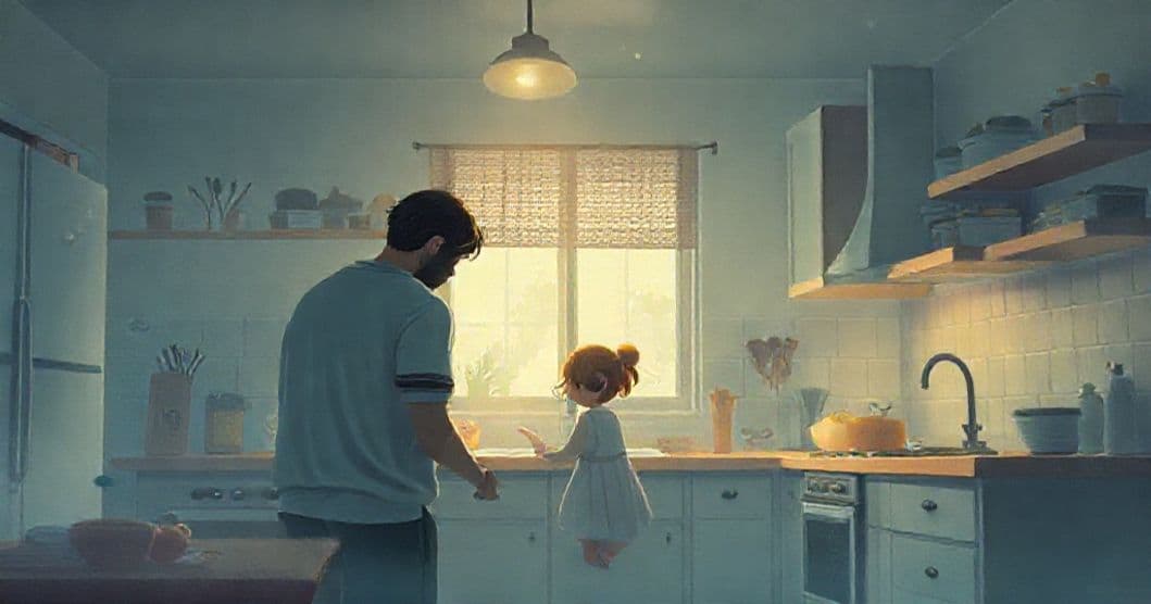 Featured image for The Kitchen, the Girl, and the Unspoken Fatherhood: A Dream of Protection and Nurturing