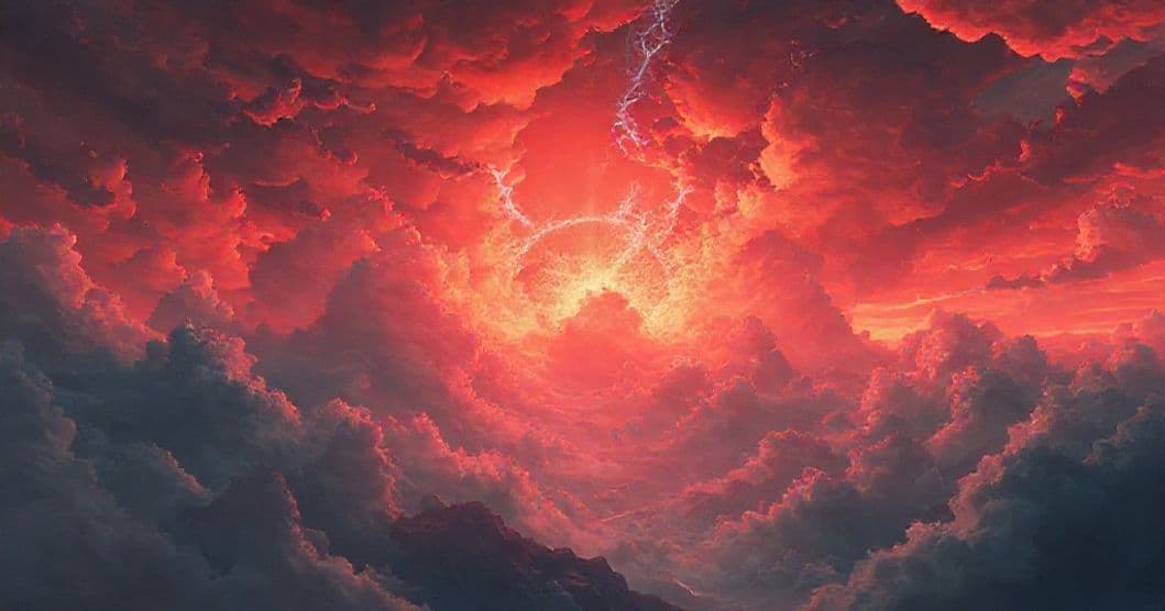 Featured image for The Red Sky and the Clash of Divine Forces: A Dream Analysis