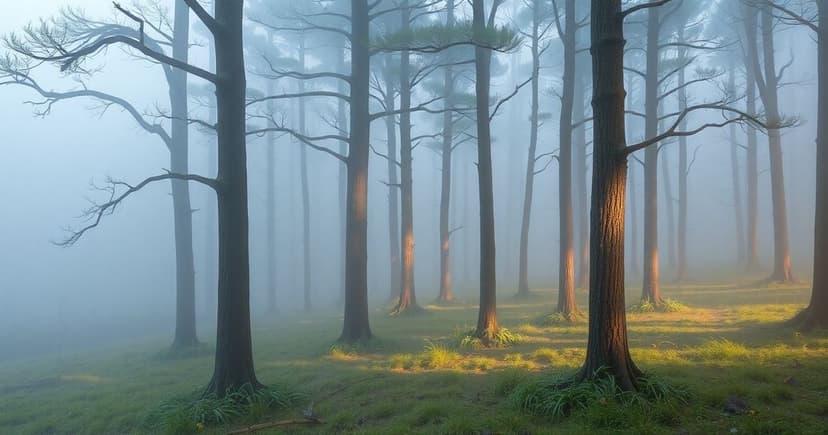 Fallback Dream Image: gentle dream forest with morning mist