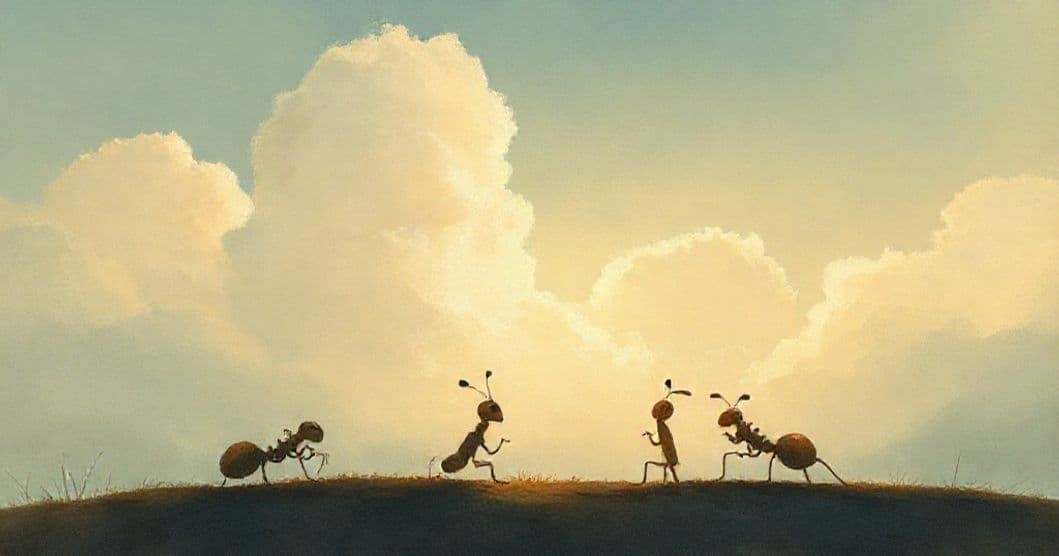 Featured image for Under the Ant Sky: Decoding Dreams of Whispering with Ants