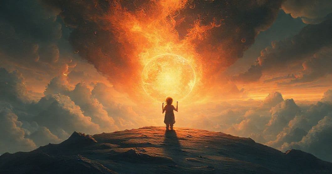 Featured image for The Burning Sphere and the Child: A Dream of Transcendence and Consciousness