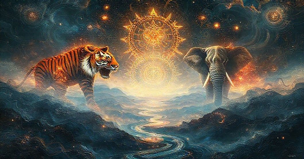 Featured image for Sigil Traces and Elephant Mirrors: The Hidden Language of Tiger Dreams