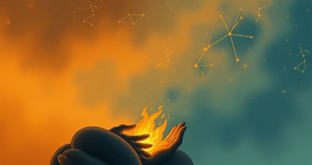 Featured image for The Fiery Clash of Embers and Constellations: What This Dream Might Mean