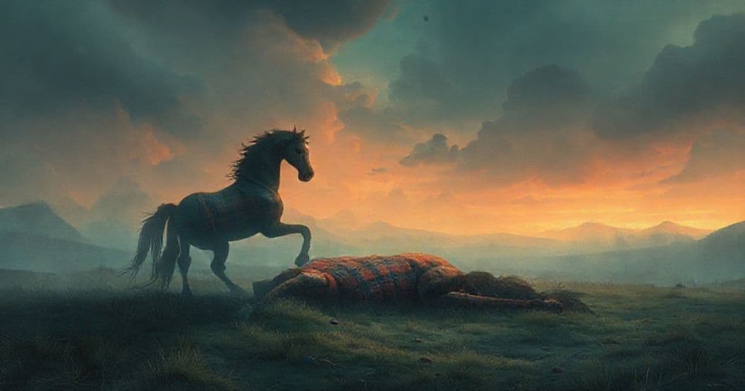Featured image for Unraveling the Tartaned Conflict: The Dream of the Dead Horse