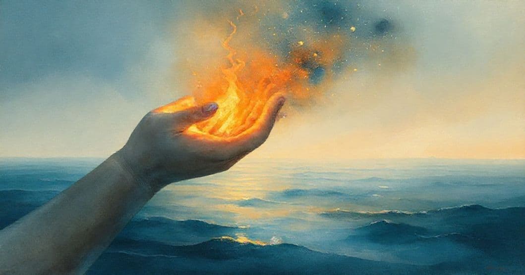 Featured image for Cradling Drowning Embers: The Subconscious Language of Fading Light and Fading Stars