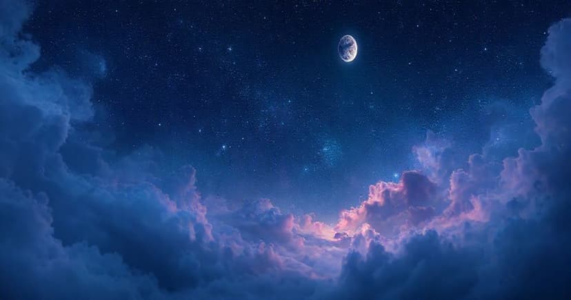 Fallback Dream Image: mystical dreamscape with stars and moon
