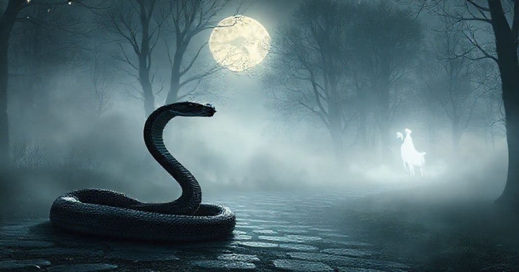 Featured image for Moonlit Cobra Encounters: The Dual Symbolism of Bitten by Cobra Dreams