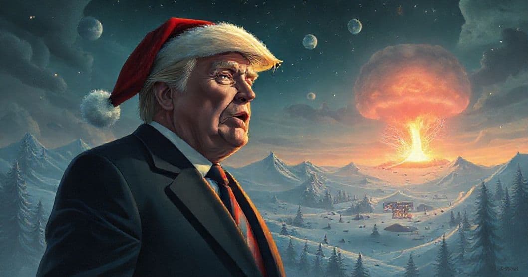 Featured image for The Unhinged President and the Nuke of Santa: A Dream of Power, Innocence, and Inner Turmoil