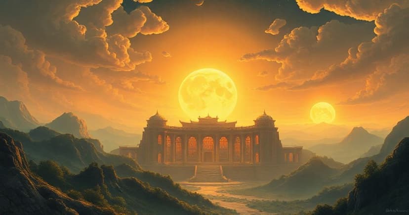 Featured image for The Golden Library and the Three Suns: A Childhood Dream of Endings and Wholeness