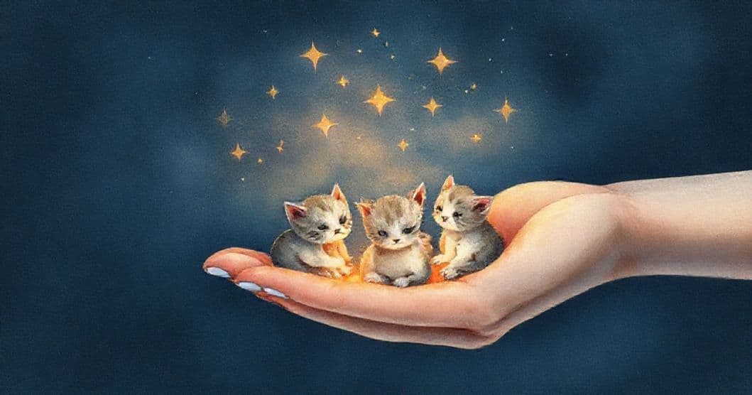 Featured image for Kitten Embers, Constellation Hums: The Dream of Cradling Something Magical