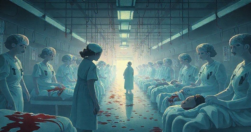 Featured image for The Warehouse of Bodies: A Dream of Nurses, Blood, and Unconscious Whispers
