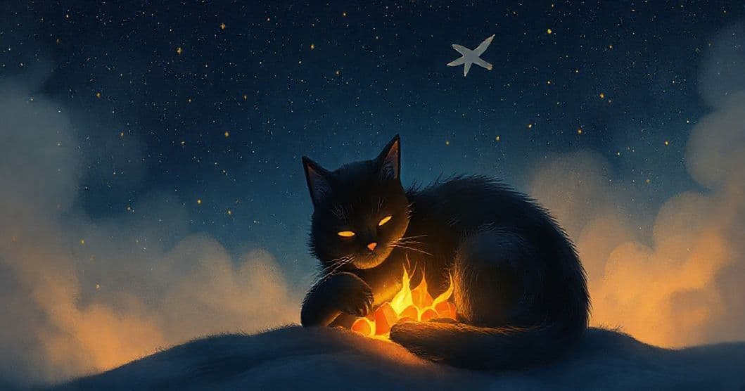 Featured image for Cradling Black Cats, Embers, and Celestial Hums: The Multilayered Meaning of This Dream