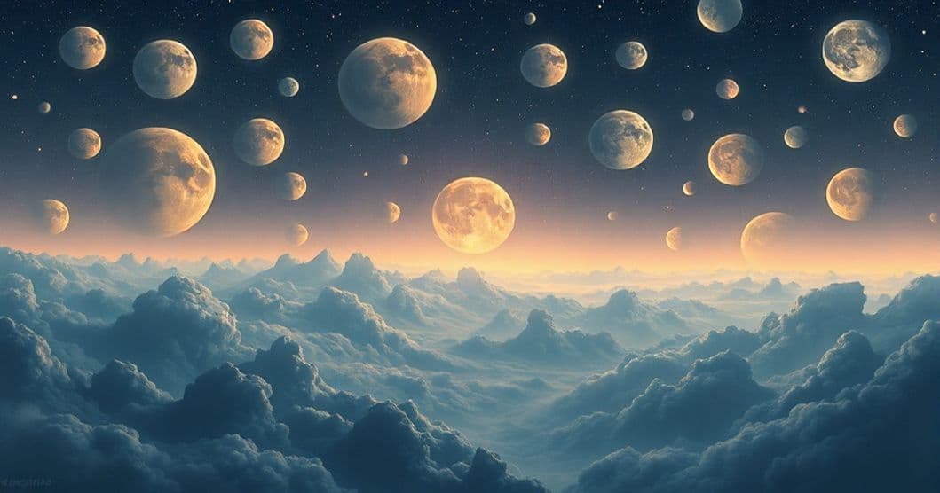 Featured image for The Celestial Multiverse: Interpreting a Dream of Dozens of Moons