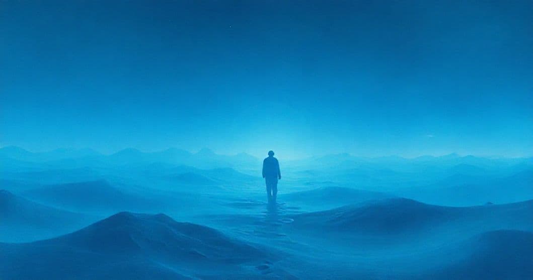 Featured image for Navigating the Blue-Tinted Realm: A Dream of Unwelcome Presence and Schizoaffective Awareness