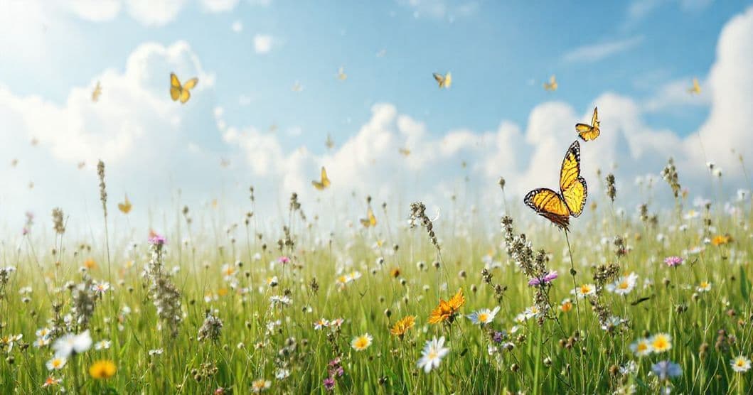Fallback Dream Image: calming dream meadow with butterflies