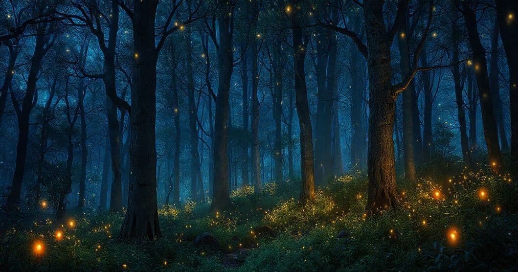 Fallback Dream Image: enchanting dream forest with fireflies