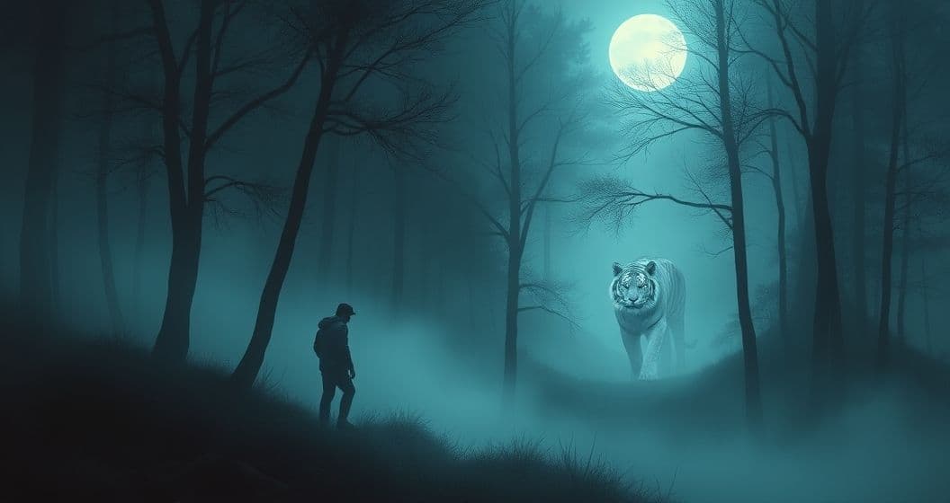 Featured image for Moonlit Tiger Wanderings: Decoding the Subconscious Journey of Flickering Tigers