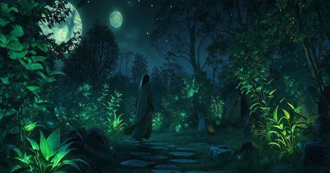 Featured image for Moonlit Plant Wanderings: The Subconscious Language of Luminous Greenery