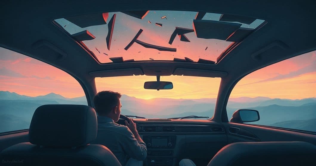 Featured image for The Shattered Sunroof: Unpacking a Dream About Control and Security
