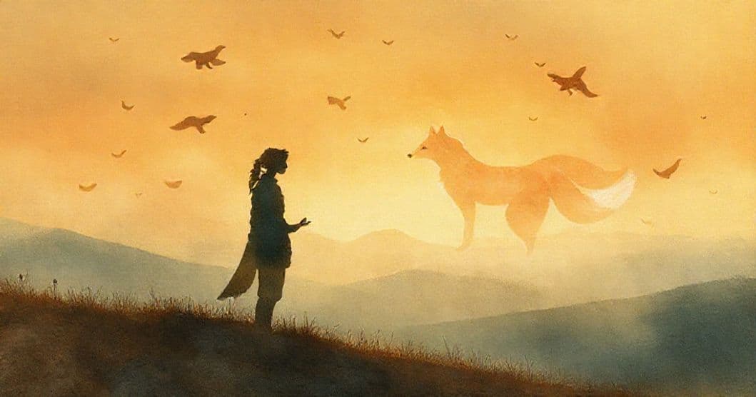 Featured image for Whispers of the Fox: Decoding Dreams of Sharing Secrets Beneath Fox Skies