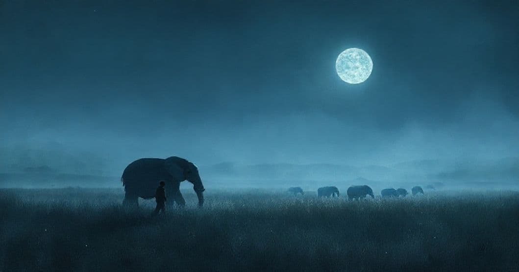 Featured image for Moonlit Elephants in Dreams: What Your Subconscious Whispers Under the Silver Light