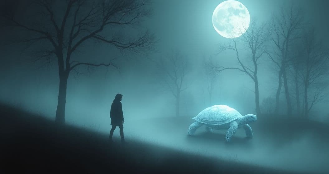Featured image for Moonlit Turtle Wanderings: The Symbolism of Flickering Turtles in Dreams