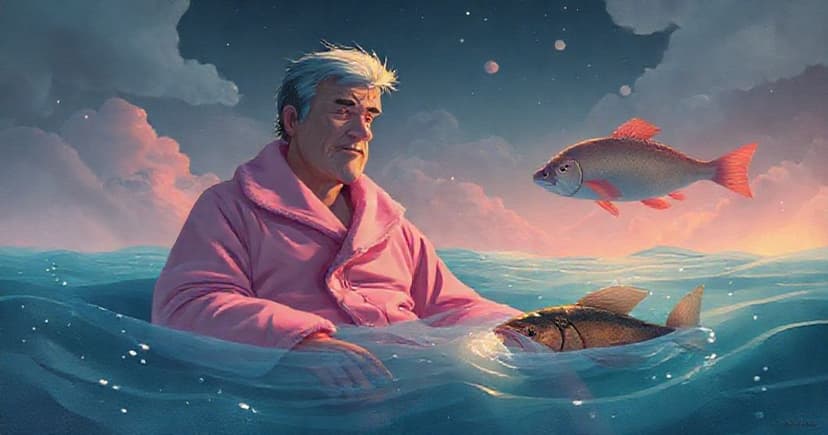 Featured image for The Pink Bathrobe, Steve Martin, and the Unfulfilled Fish: A Dream of Vulnerability and Whimsical Desire