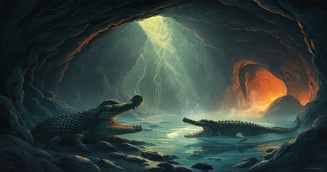 Featured image for The Cave, the Crocodile, and the Unconscious: A Dream of Primal Energy in Modern Life