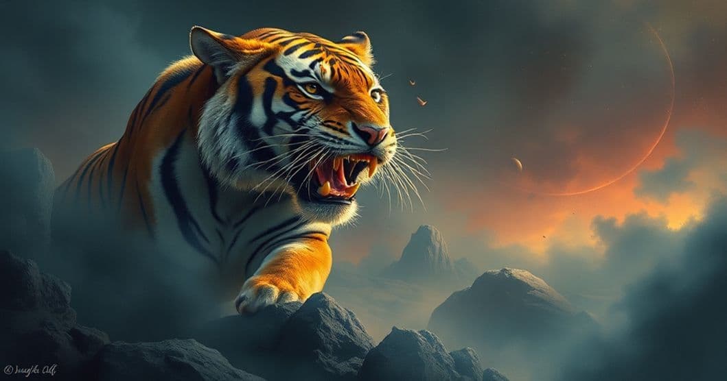 Featured image for The Tiger’s Warning: A Dream Analysis of Power, Missteps, and Unconscious Messages