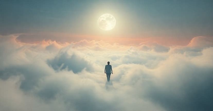 Featured image for The Moonlit Cloud Wanderer: What Your Dreams of Floating Through Clouds Reveal
