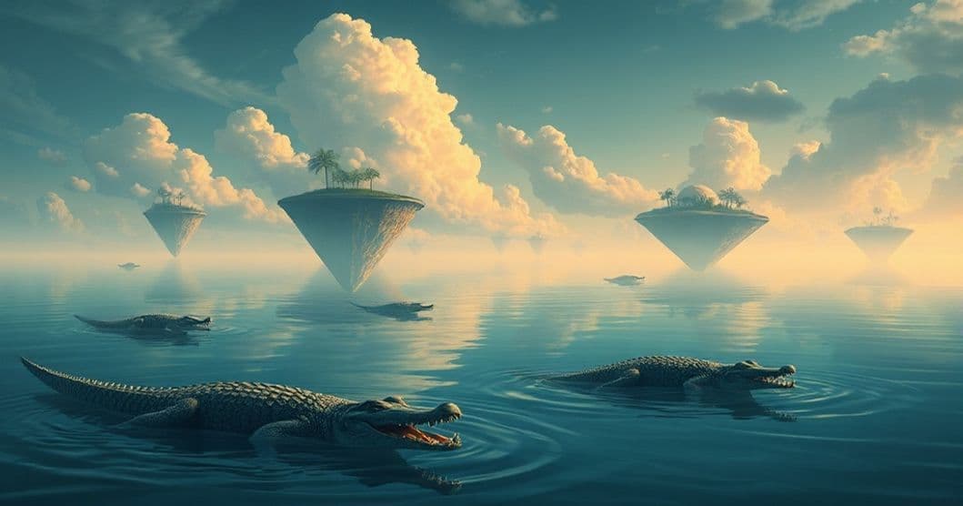Featured image for Floating Islands, Crocodiles, and the Fragility of Safety: Dream Analysis of Future Anxiety
