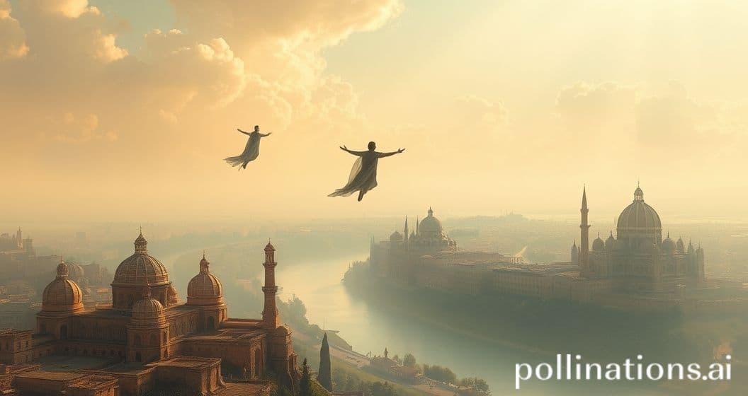 Featured image for What It Means When You Dream About Flying above ancient cit…