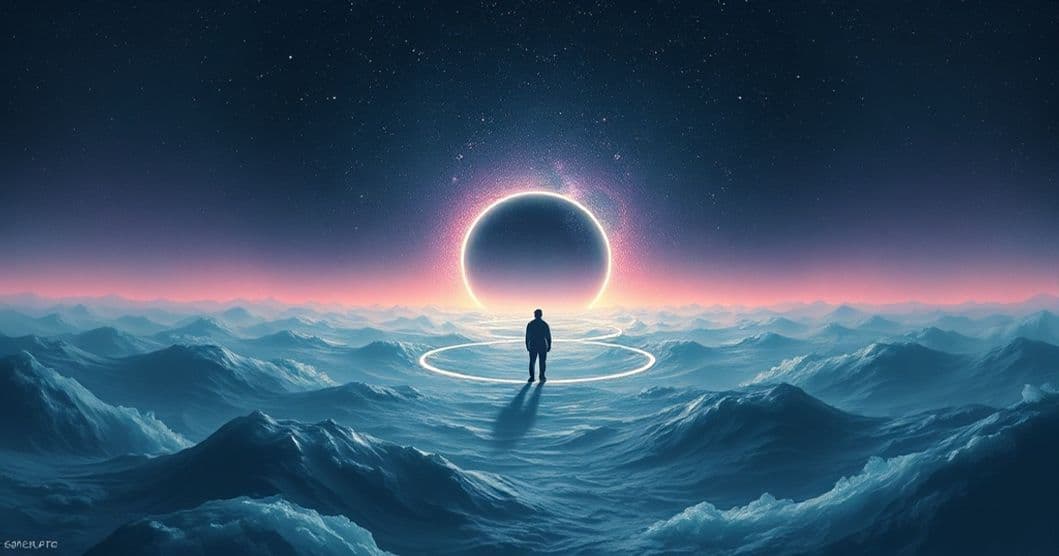 Featured image for Navigating the Void: A Dream of Existential Uncertainty and the Black Hole Symbol