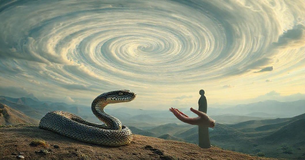 Featured image for Whispering with Rattlesnakes: Decoding Dreams of Shared Secrets Under Rattling Skies