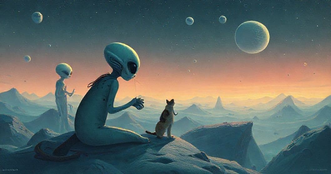 Featured image for Navigating the Unknown: A Dream Analysis of Aliens, a Cat, and the Self