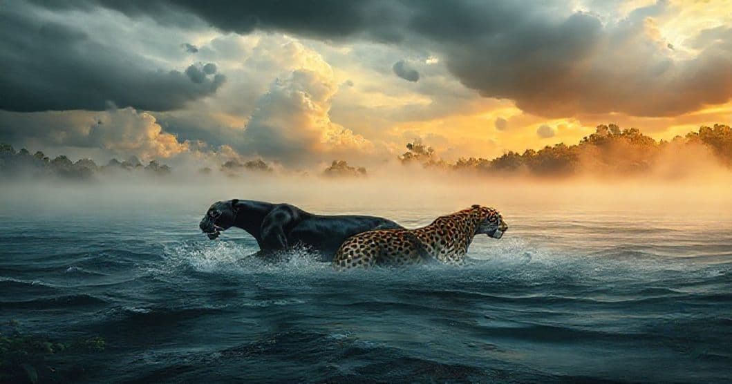 Featured image for Jaguar Dreams: The Dual Symbolism of the Black Jaguar and Balancing Tides