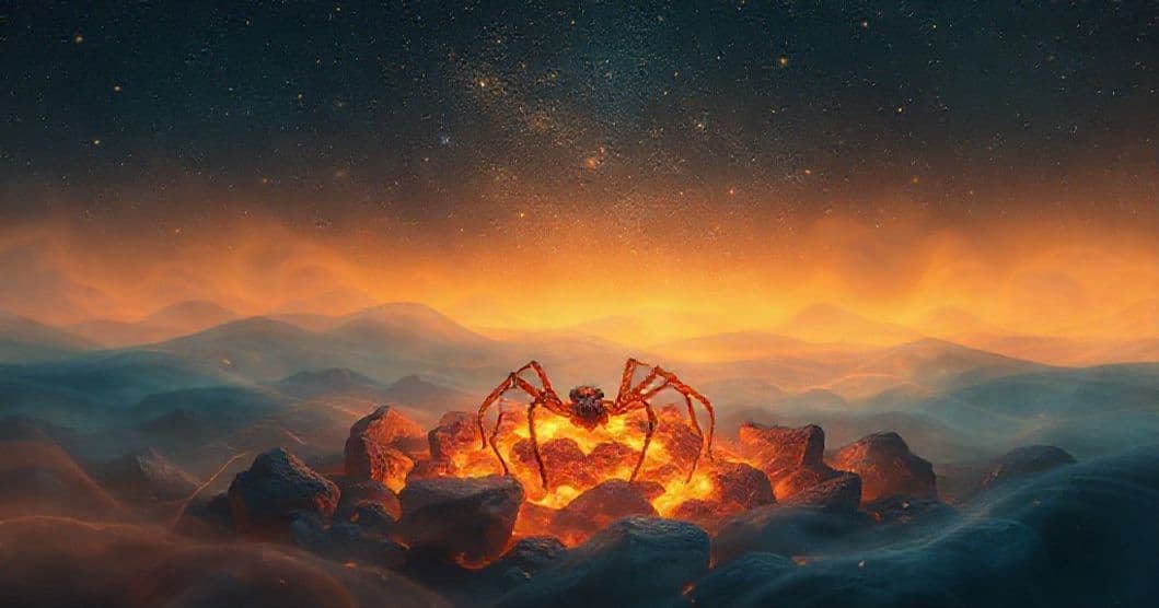 Featured image for Cradling Spider Embers: The Constellation of Dreams